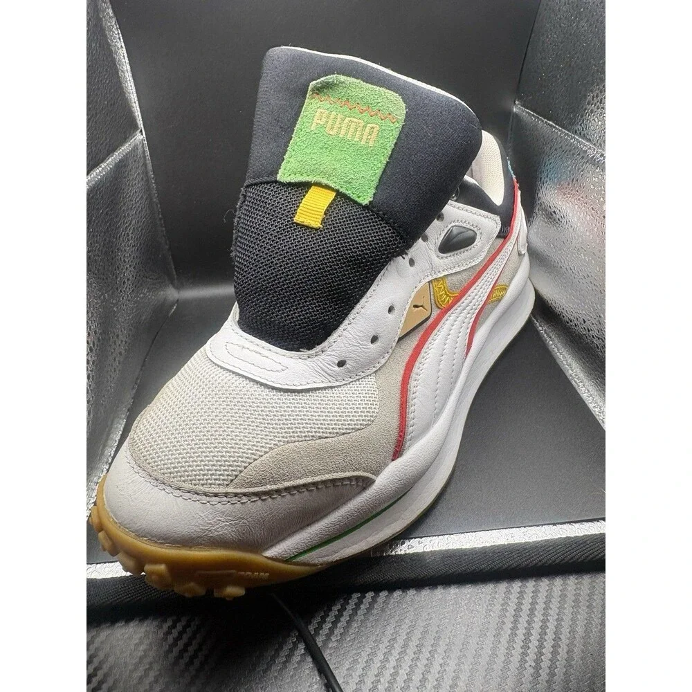 Size 8.5 - Puma Street Rider Unity White High Risk Red - Picture 2 of 12